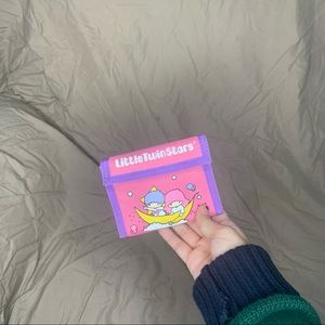 Little twin stars velcro wallet